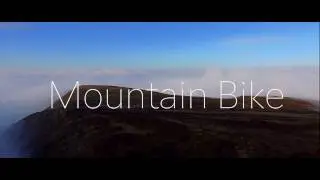 Stiperstones the Ridge Line mountain Biking  in Shropshire with a drone