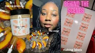 Behind The Scenes Of My Nail Business: Making Products, Making My Own Labels & More !