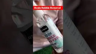 Resin Bubble Removal | ARTORIAL Brand Bubble Removal 😎 | Wait For End 🤯 | #shorts