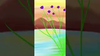Relaxing Floral Art #shorts