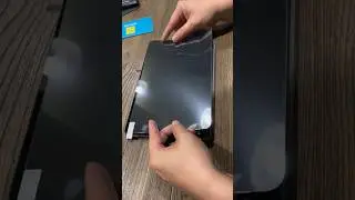 Xiaomi Pad 6 Blue gorilla tempered film Applying process #shorts