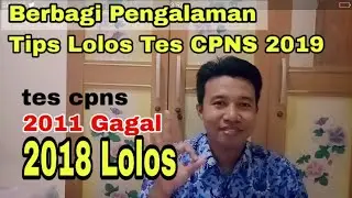 Tips Jitu Lolos Tes CPNS 2019