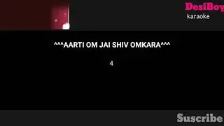 Om Jai Shiv Omkara Karaoke with lyrics
