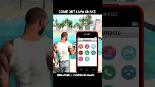 come out lava snake 🐍 Indian bike driving 3d🤯#ibd3d #gaming #shorts #gta5