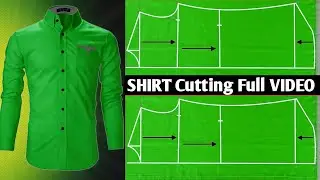 SHIRT | ✂️ | Cutting | Full VIDEO | बिल्कुल आसान | shirt cutting | shirt cutting and stitching |