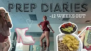 V L O G # 1 9 | prep diaries, posing, meals, and competition stage suit 🤭🦋