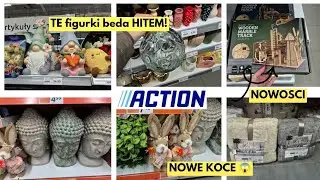 ACTION te lampy beda HITEM sezonu! Metalowe p&oacute;łki! Ściany z bluszczu😱 Ale tanie koce❗️🔥%%