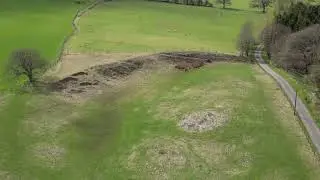 dean howl healeyfield lead mine tub line tramway course area down to the Derwent level