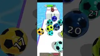 Ball Run 2048 - Gameplay Walkthrough Tutorial Levels  (iOS, Android)