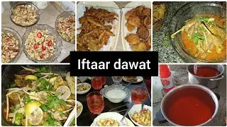 Iftaar dawat at home/ chicken karhai recipe