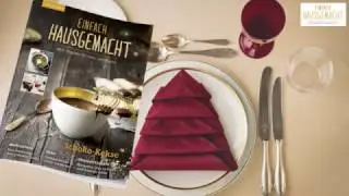 Einfach Hausgemacht Dekotipp: Serviette in Baumform