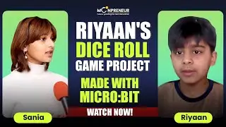 Игра в кости с использованием Microbit &mdash; разработанная молодым новатором. Подкаст Moonpreneur с у...