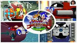 Sonic Before the Sequel Plus - All Bosses + Ending (SONIC FAN GAME)