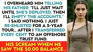 I Overheard Him Telling His Father： ＂I'll Just Wait Until She's Deployed, Then I'll Empty The