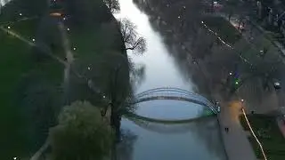 ARTificial Elevations: Bedford Embankment Suspension Bridge [4K HDR]