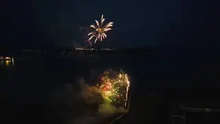 Fireworks marking 84th anniversary  Spike Island | Dji Mini 3 Pro Drone Footage 17/07/22