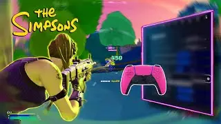 High Kill Game 🎮 + BEST AIMBOT Controller Settings & Sensitivity in Fortnite Simpsons! (PS5/XBOX/PC)