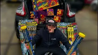1000€ SILVESTER FEUERWERK EINKAUFSTOUR 2025/26 || FEUERWERK auf LIDL PARKPLATZ 🔥🤯