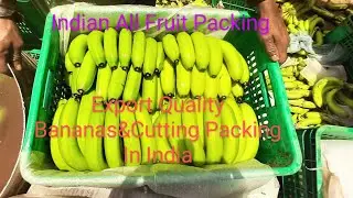 Export Quality Bananas Packing&Cutting Videos| @Bananas_Packing_In_India | #Indian_All_Fruit_Packing