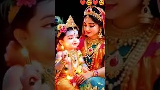 Little Krishna #little #laddugopal #vrindavan radhe #radhe #shortsfeed  #radheshyam #cartun #Videoyt