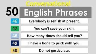 50 English Phrases | Advanced English conversational Sentences