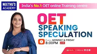 “OET Speaking Made Easy: Join the Live Session for Top Tips!”