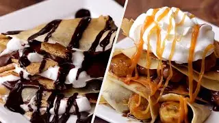 How to Make Crepes Six Ways • Tasty Recipes