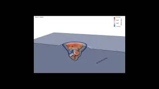 Static laser melting of a bare metal plate