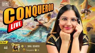 CHALLENGES in CONQUEROR 🔥 BGMI LIVE 🔴