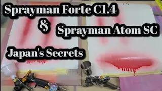 Ekoh Sprayman Forte SC 1.4 & Sprayman Atom SC 1.4 , Keihiro Manufacturing  Unboxing & Pattern Review