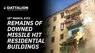 Kyiv, Podil district after shelling