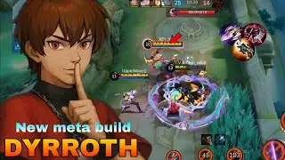 DYRROTH NEW META BUILD AND EMBLEM 💀 EASY COUNTER JULIAN ( MLBB )