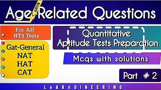 Problems on Ages Part-2 | Quantitative Reasoning | NTS Gat - NAT - HAT | Aptitude Test Preparation