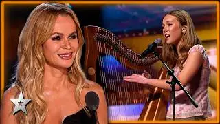 Young Singer & Harpist ENCHANTS The Judges on Britain's Got Talent 2026!