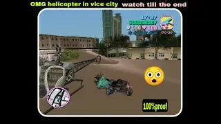 How to complete pcg 600 bike mission in GTA Vice City/OMG helicopter in vice city  😍😍
