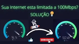 Internet Limitada em 100Mbps - Solu&ccedil;&atilde;o