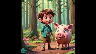 The Boy and the Talking Pig: A Magical Village Adventure #kids