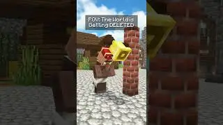 When you DELETE your Minecraft world be like #shorts