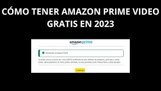 CÓMO TENER AMAZON PRIME VIDEO GRATIS EN 2023