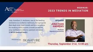 2023 Trends in Mediation