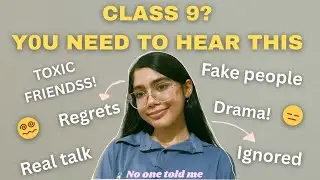 Things I wish I knew before  CLASS 9 ✨|  Real talk | Mollyy Unscripted
