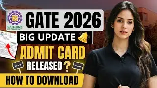 gate admit card 2026 | gate admit card download | how to download gate admit card 2026