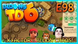 X Factor Madness! Tunnels, Viking Sauda Goes Full Berserk! Can We Survive X Factor in BTD6?