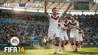 FIFA 14 World Cup Final - Germany vs Argentina [Full Match Gameplay]