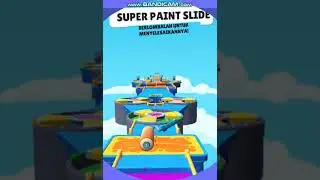 New Map Super Slide x Paint Splash (Super Paint Slide) New Event Slippery Guys #stumbleguys #shorts