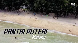Pantai Puteri, Tanjung Kling, Melaka | Pantai Cantik Di Melaka | Camping Pantai Melaka (4k Video)