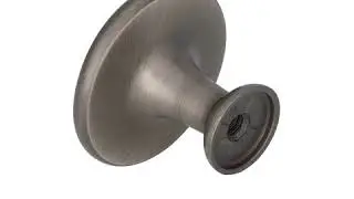 Antique Silver Knob Amerock Cabinet Hardware Allison Value BP1387AS Video 1 17