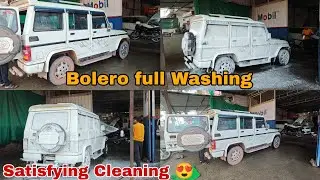 Bolero Full Washing || Satisfying Cleaning 😍 || Geetesh Sharma 