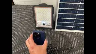 Vibe solar floodlight with Camera pairing with Tuya app