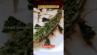 Bitter Gourd Crocodile | The Crocodile #healthy #reels #arts #youtubeshorts #viral #thanksgivingday